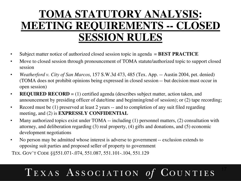 Open Government 101 The Texas Open Meetings Act ppt download